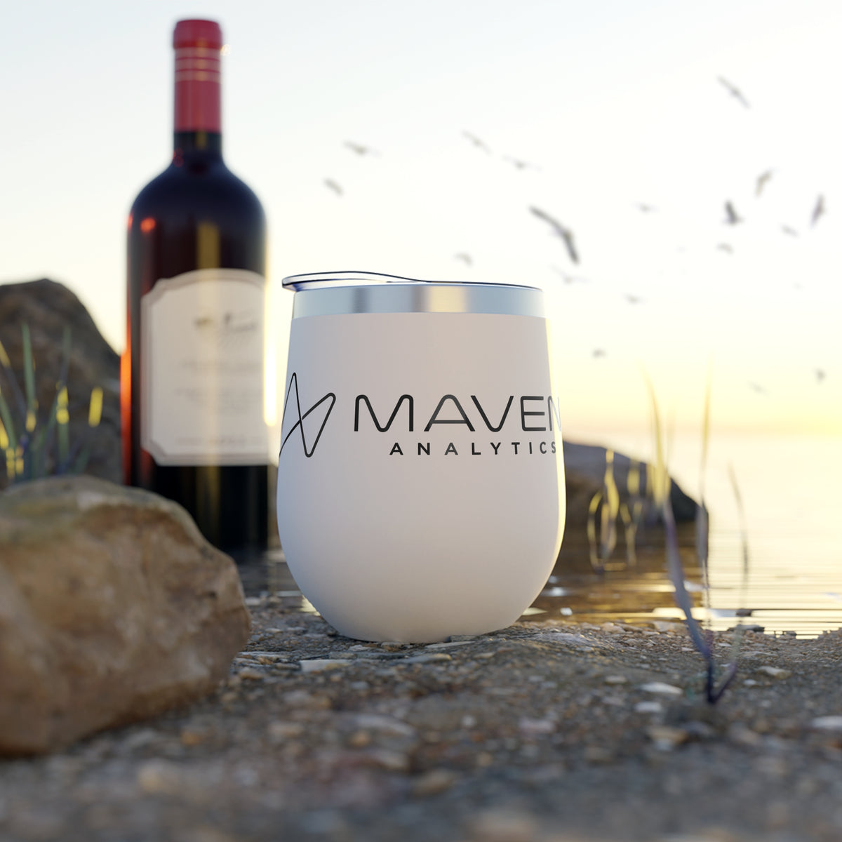 12oz Copper Vacuum Insulated Wine Tumbler