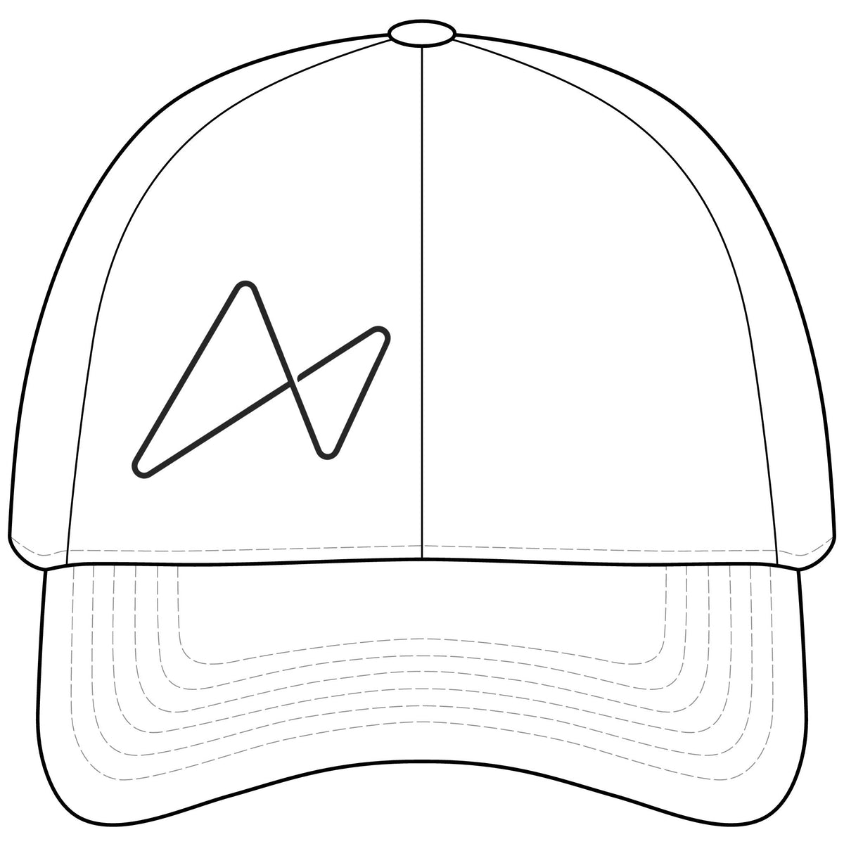 Perforated Snapback Cap