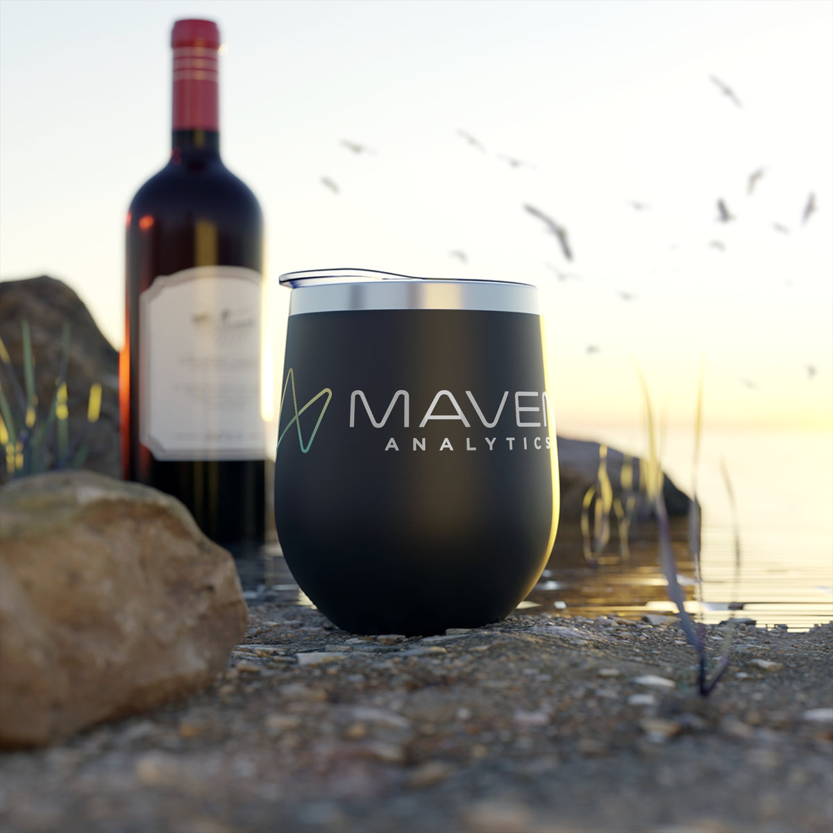 12oz Copper Vacuum Insulated Wine Tumbler